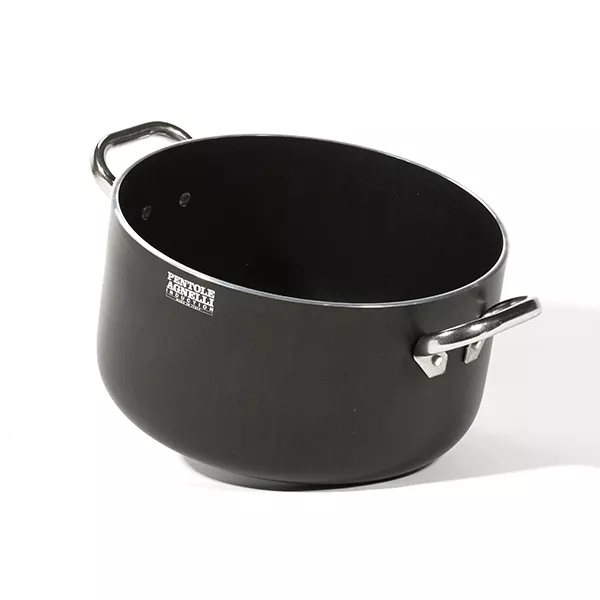 HIGH INDUCTION CASSEROLE AL-BLACK 2 HANDLES cm. 28x16