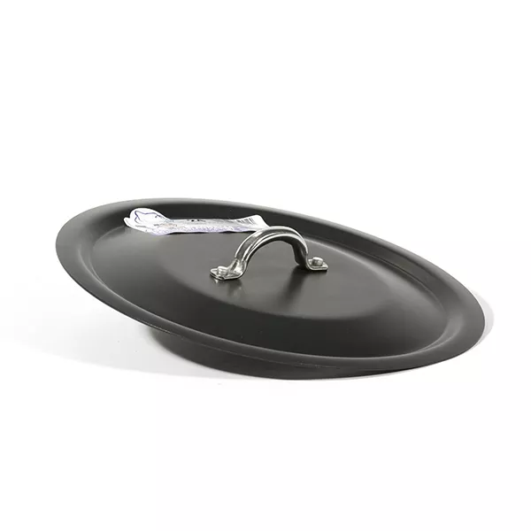 ROUND ALUMINUM COVER AL-BLACK diameter cm. 24