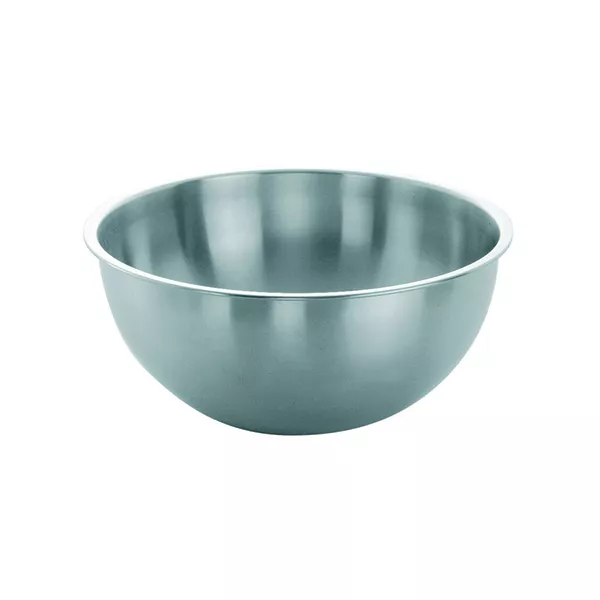 STAINLESS STEEL SPHERE BOTTOM TRAY capacity lt.0,75 cm.16,5x6,4