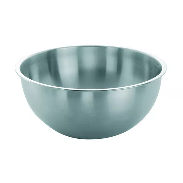 STAINLESS STEEL SPHERICAL TRAY WITH FLAT BOTTOM capacity lt.4 cm.27x11