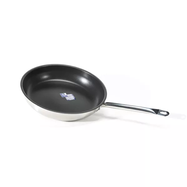 STAINLESS STEEL NON-STICK FRYING PAN 1 HANDLE cm. 32x6