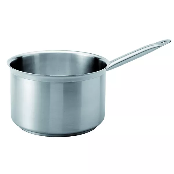 HIGH STAINLESS STEEL CASSEROLE 1 HANDLE cm. 28x18