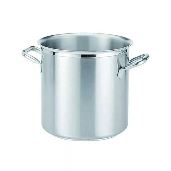 STAINLESS STEEL POT 2 HANDLES cm. 20x20