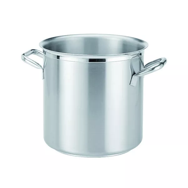 STAINLESS STEEL POT 2 HANDLES cm. 24x24