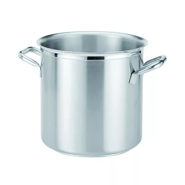 STAINLESS STEEL POT 2 HANDLES cm. 28x28