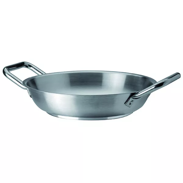 STAINLESS STEEL PAN 2 HANDLES cm.50x8