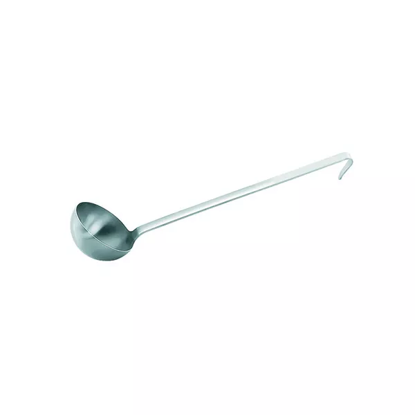 STAINLESS STEEL LADLE WITH SPOUT cm.6x31 cl.6