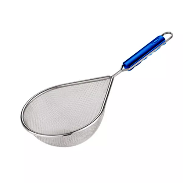 STAINLESS STEEL COLATUTTO BLUE HANDLE cm. 17x22