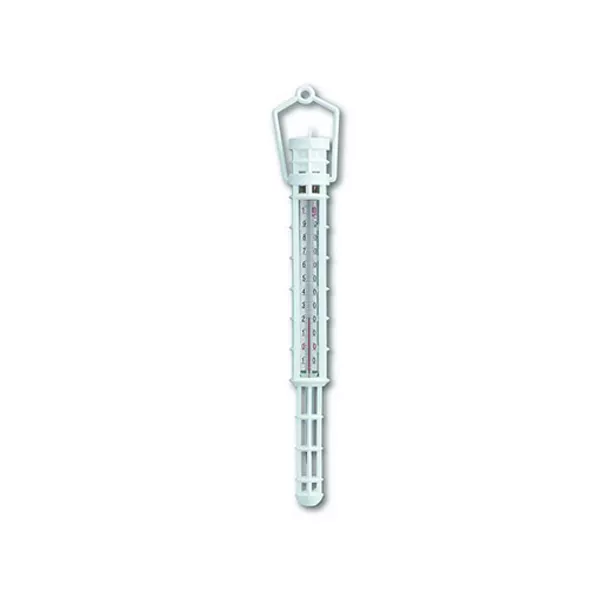 OVAL MERCURY THERMOMETER WITH CELL CAGE -40 to +50 'C