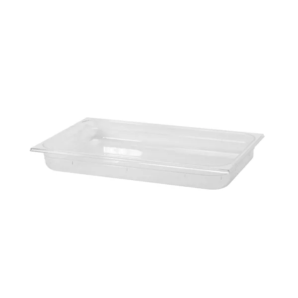 GASTRONORM POLYCARBONATE TRAY 1/1 cm.53x32,5x6,5 capacity lt.9,8