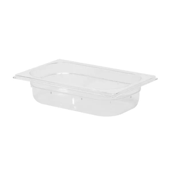 GASTRONORM POLYCARBONATE TRAY 1/4 cm.26,5x16,2x6,5 capacity lt.2,1