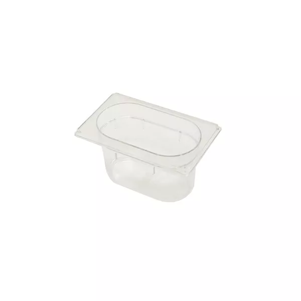 GASTRONORM POLYCARBONATE TRAY 1/9 cm.17,6x10,8x10 capacity l.1,3