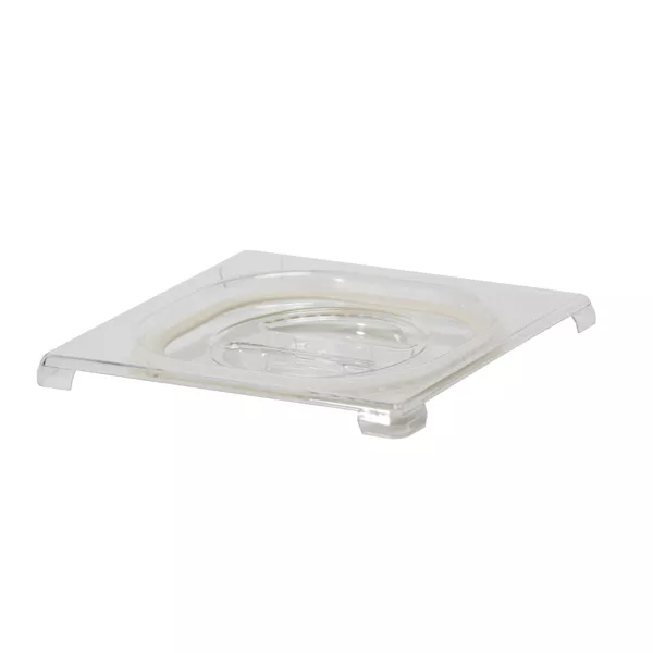 GASTRONORM POLYCARBONATE LID 1/6 WITH SEAL AND HANDLE cm.17,6x16,2