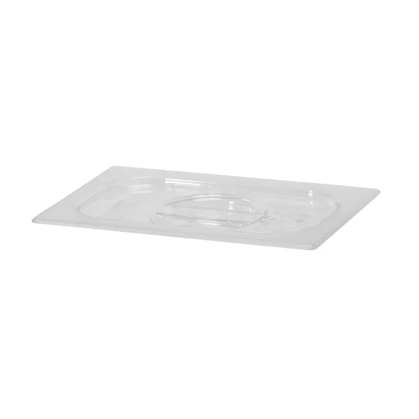 GASTRONORM POLYCARBONATE LID 1/4 WITH HANDLE cm.26,5x16,2