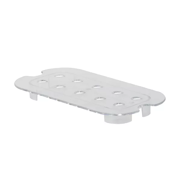 GASTRONORM FALSE BASE POLYCARBONATE PERFORATED 1/4 cm.20,7x10,2