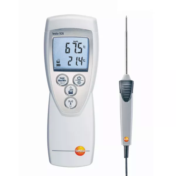TEXT THERMOMETER mod. 926 + EXTERNAL IMMERSION PROBE -50° to +400 ºC