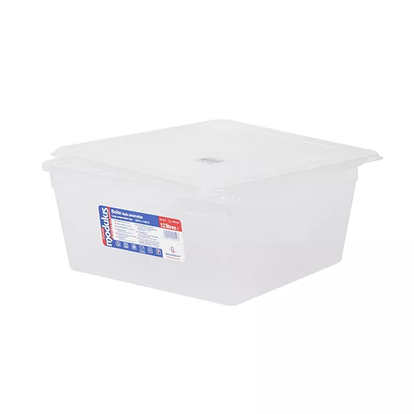 MODULUS TRAY IN PP GASTRONORM 2/3 cm.32,5x35,4x15 WITH LID