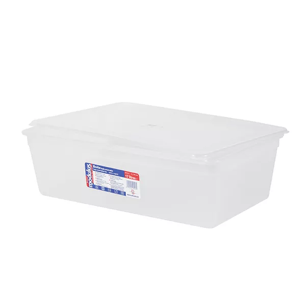 MODULUS TRAY IN PP GASTRONORM 1/1 cm.53x32,5x15 WITH LID