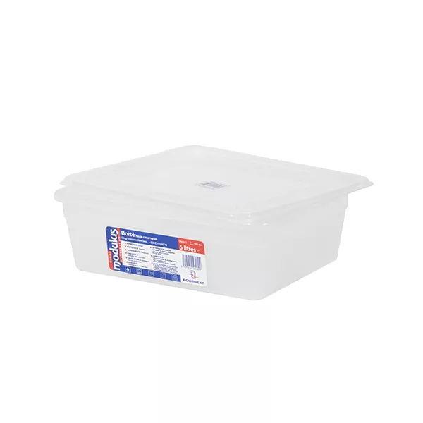 MODULUS TRAY IN PP GASTRONORM 1/2 cm.32,5x26,5x10 WITH LID