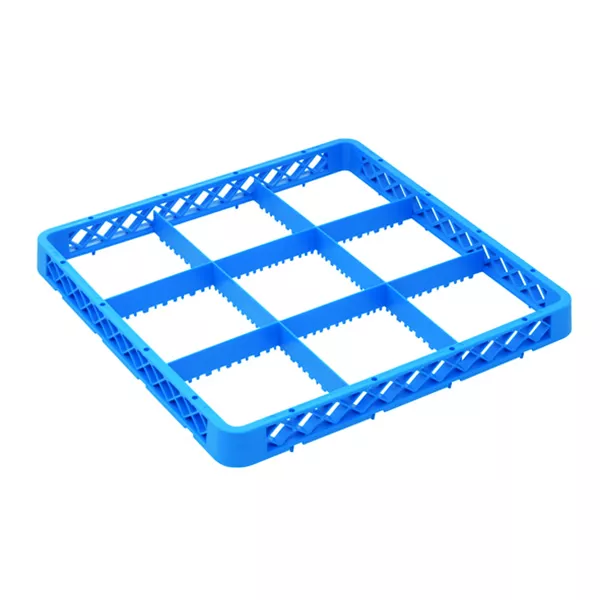 RAISED 9 COMPARTMENTS FOR DISHWASHER BASKETS cm.50x50x4,5
