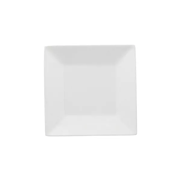 PLAIN SQUARE PORCELAIN PLATE cm.15