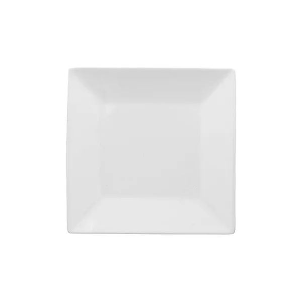 PLAIN SQUARE PORCELAIN PLATE cm.19