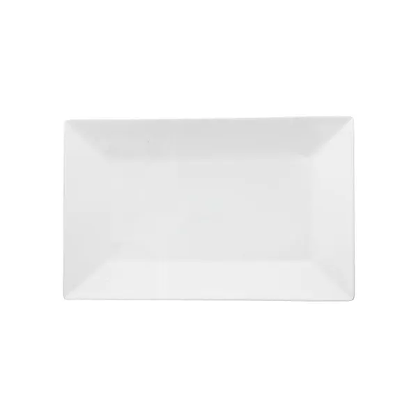 PLAIN RECTANGULAR PORCELAIN PLATE cm.28x17