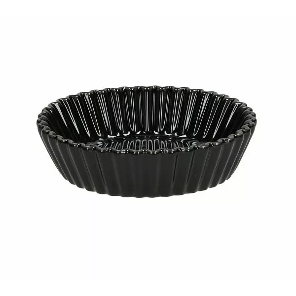 SET 6 pz. MAXI CUP CAKES PORCELLANA diam.10 H2,5 MIGNON NERO