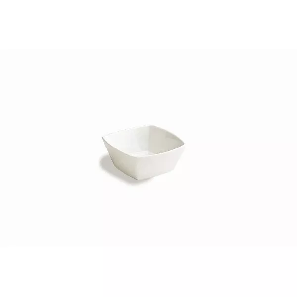 MINI WHITE SQUARE PORCELAIN BOWL cm.11x11x5h