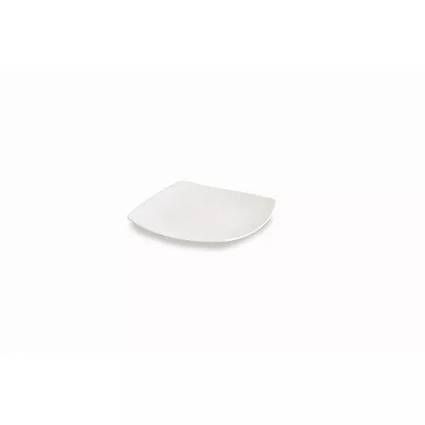 SQUARE PORCELAIN PLATE cm.15x15 MINI WHITE