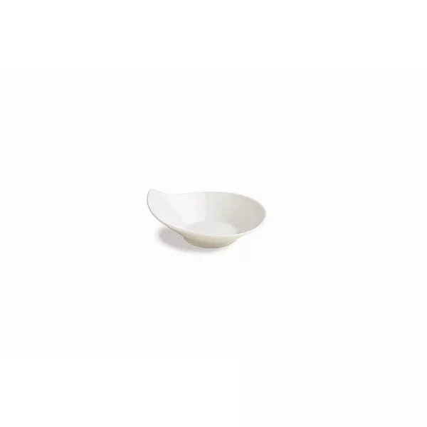 PORCELAIN DRIP BOWL cm.14x12x4,5h MINI WHITE