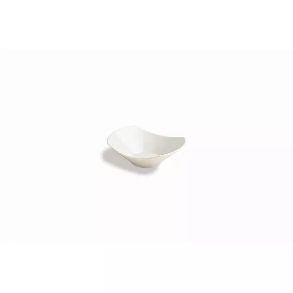 RECTANGULAR PORCELAIN BOWL cm. 13x10x4h MINI WHITE