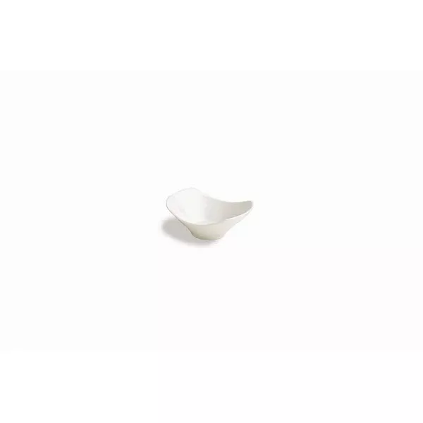 MINI WHITE SQUARE PORCELAIN BOWL cm.10