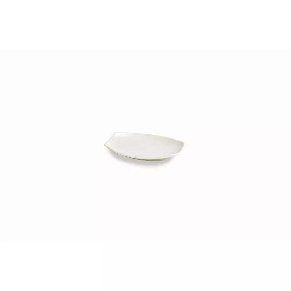 RECTANGULAR PORCELAIN PLATE cm.13x10 MINI WHITE