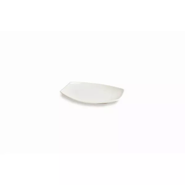 RECTANGULAR PORCELAIN PLATE cm.16x12x2h MINI WHITE