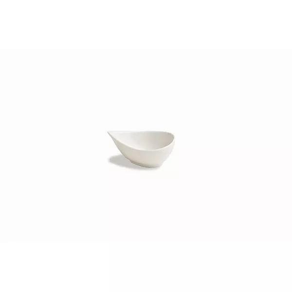 DROP PORCELAIN BOWL cm.11x8x5h MINI WHITE