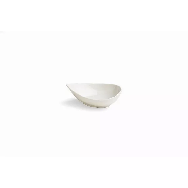 DROP PORCELAIN BOWL cm.14x11x5h MINI WHITE