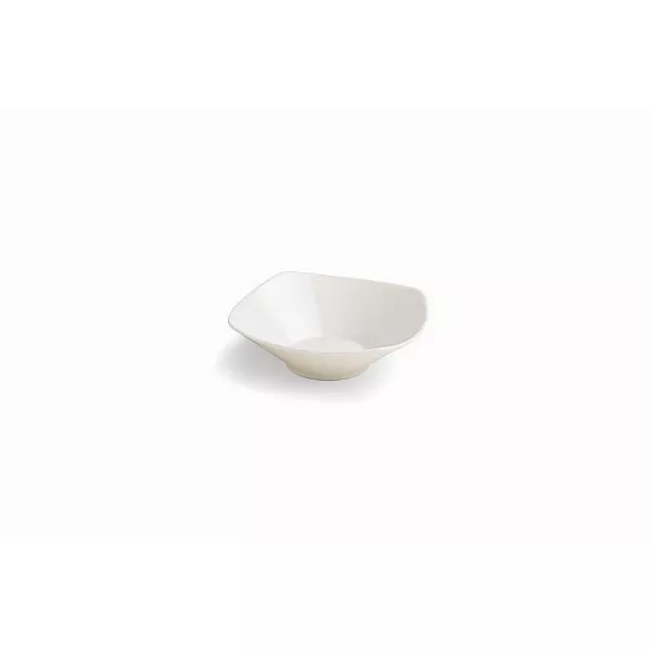 SQUARE PORCELAIN BOWL cm.14x14x5h MINI WHITE