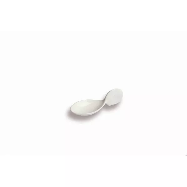 PORCELAIN TASTING SPOON SOMM. MINI WHITE