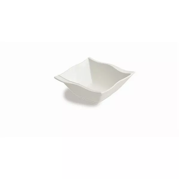 MINI WHITE SQUARE PORCELAIN BOWL cm.11x11