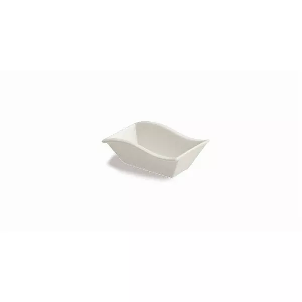 RECTANGULAR PORCELAIN BOWL cm.10x7 MINI WHITE