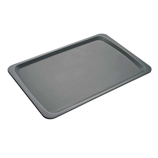 EURONORM FAST FOOD TRAY IN POLYPROPYLENE, DARK GREY color, cm.53x37, code PREUG