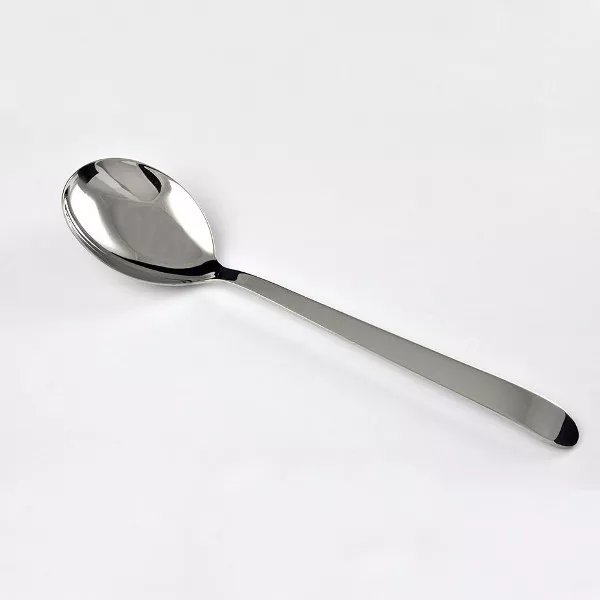 STAINLESS STEEL SERVING SPOON cm.8,5x7x28