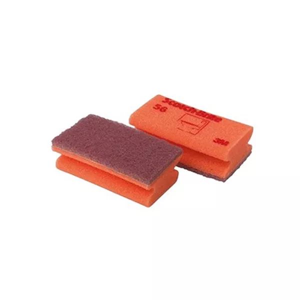 3M SCOTCH-BRITE 56 ANTI-SCRATCH RED SPONGE PACK. PZ.10