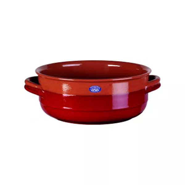 DEEP RED TERRACOTTA PAN 2 HANDLES 18x5.8 cm Lt. 0.8