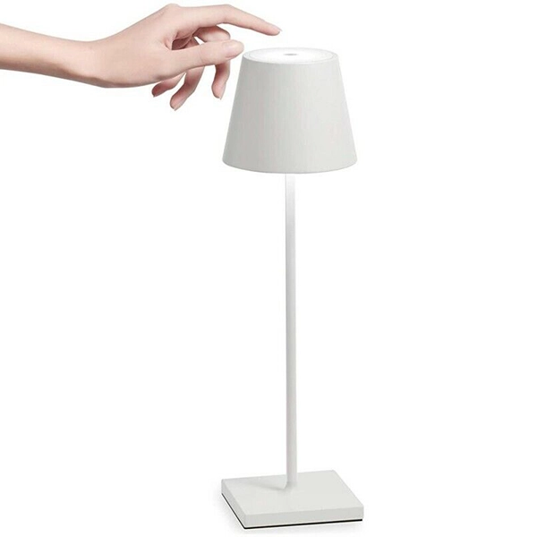 LUMIERE LED WHITE TABLE LAMP BC963WHITE cm.11x38h