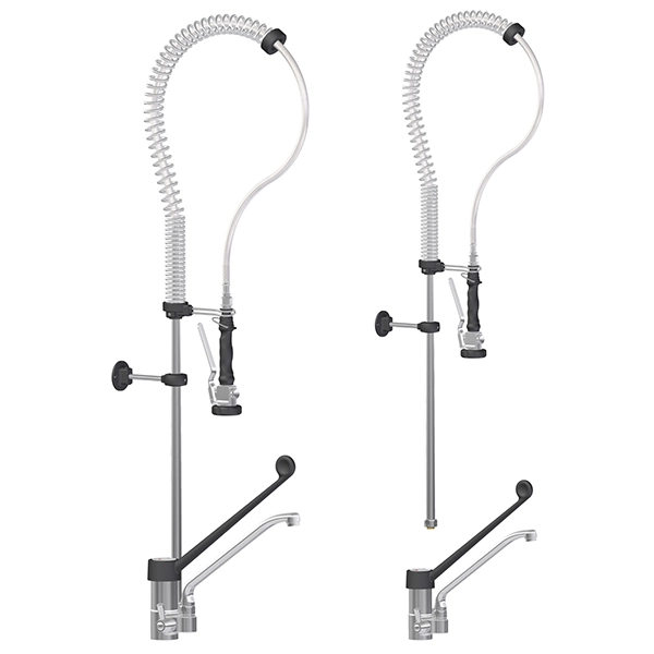 SHOWER GROUP H1200 WITH RAISED SINGLE-HOLE MIXER FOR LARGE SYSTEMS