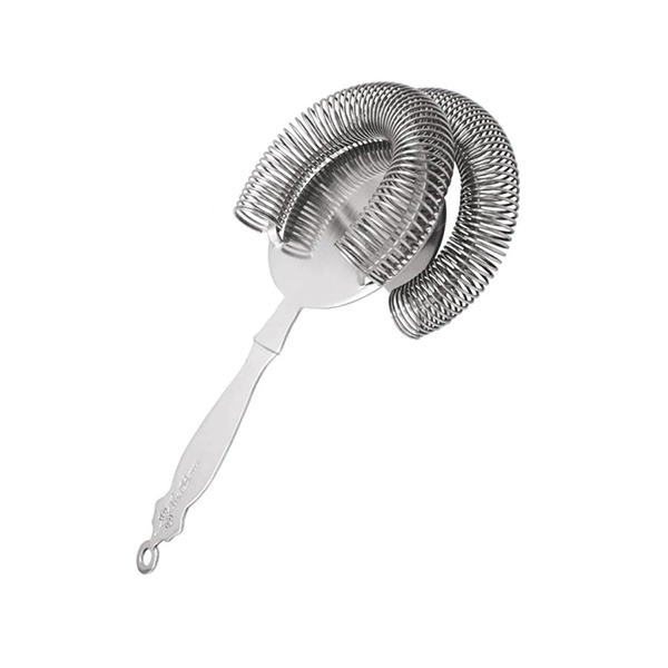 DOUBLE SPRING COCKTAIL STRAINER - WITH DOUBLE SPRING - IN STAINLESS STEEL