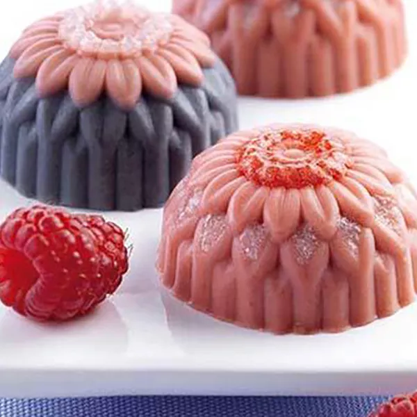 PROFESSIONAL DAHLIA SHAPE OF 6 IN SILICONE cm.7,8x4 2