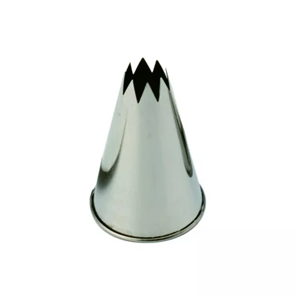 STAINLESS STEEL NOZZLE WITH STAR HOLE cm. 1.5